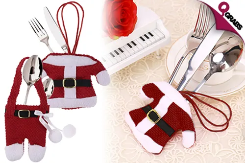 From QR25, Decorate in Christmas Cheer with Holiday-Themed Wall Hooks, Cutlery Holders OR Napkin Rings! (Up to QR130 Value)